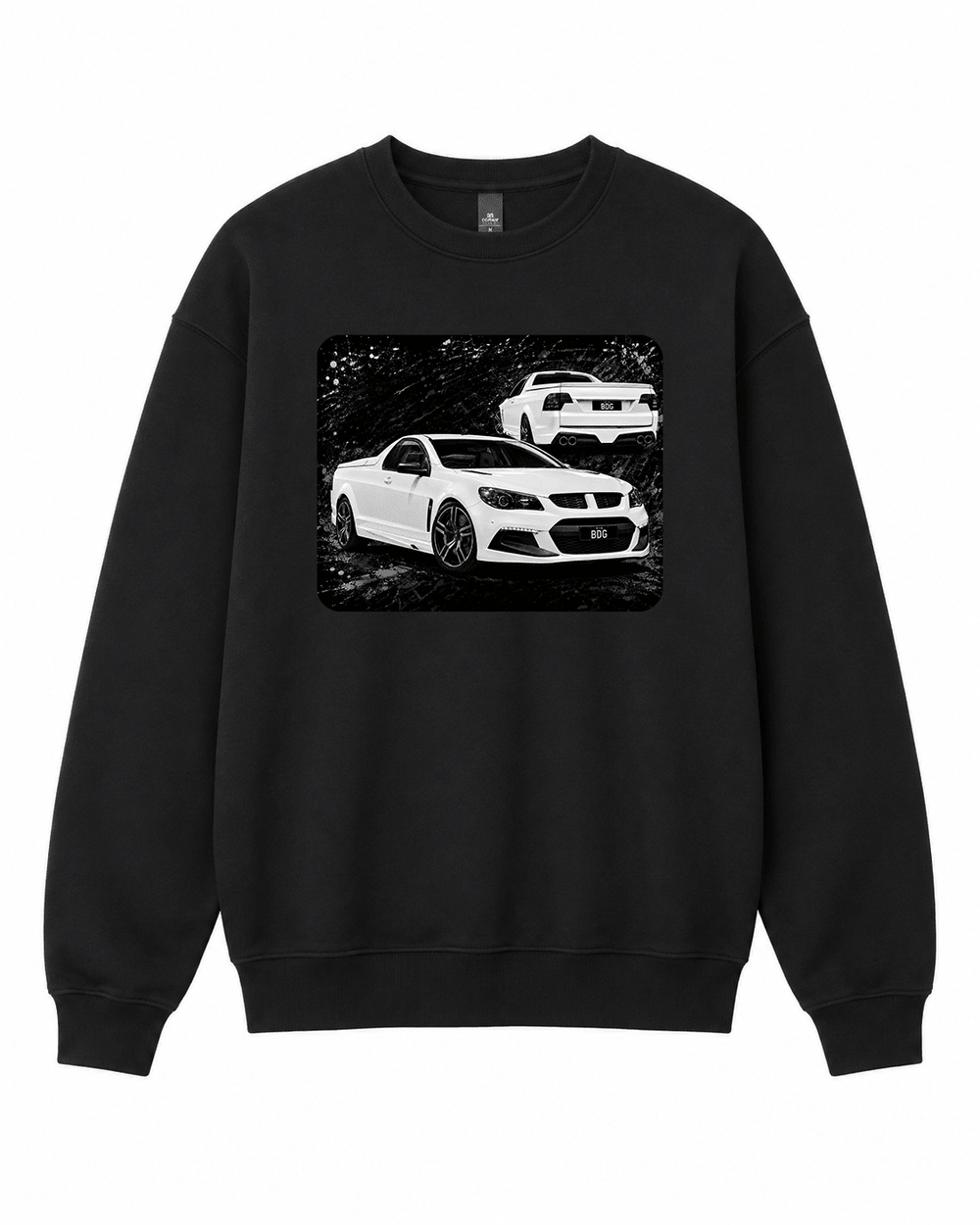 BDG Crew Neck Sweatshirt - Street Machine Ute - Built Different Goods