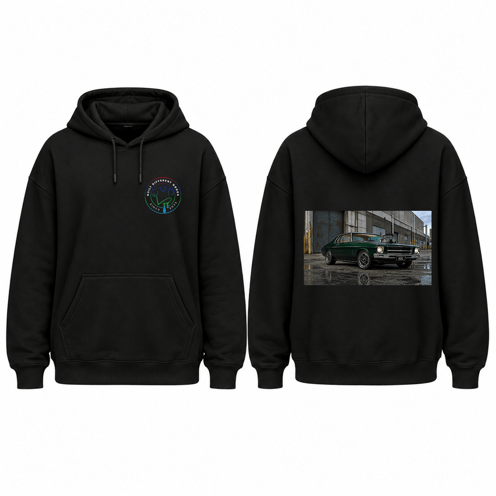BDG Graphic Hoodie - 1970s Classic V8 Blown Coupe - Built Different Goods