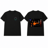 BDG Graphic T-Shirt - Neon Garage Showcase with Classic Coupe - Built Different Goods