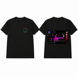 BDG Graphic T-Shirt - Neon Garage Showcase with Classic Coupe - Built Different Goods