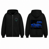 BDG Zip Up Hoodie - Street Machine Ute - Built Different Goods