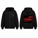 BDG Zip Up Hoodie - Street Machine Ute - Built Different Goods