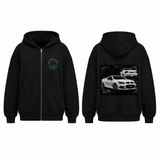 BDG Zip Up Hoodie - Street Machine Ute - Built Different Goods