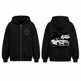 BDG Zip Up Hoodie - Street Machine Ute - Built Different Goods