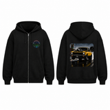 BDG Zip Up Hoodie - 1974 Aussie Classic Drag Car