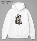 Premium graphic hoodie featuring the white skull design by Built Different Goods. Comfortable everyday hoodie available in sizes S to True 5XL.