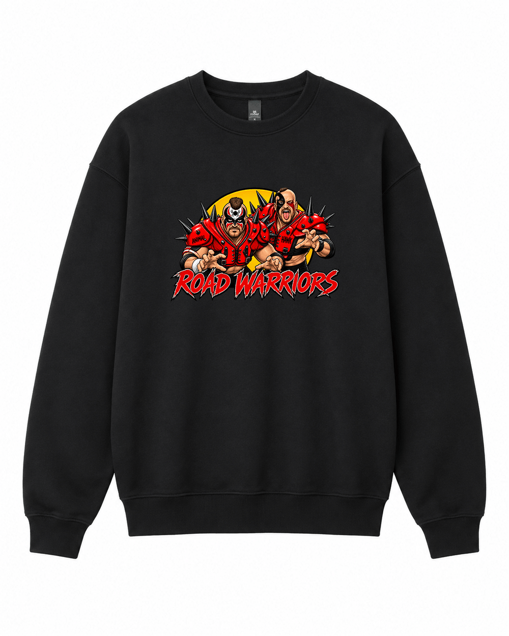 WWF Road Warriors Graphic Crewneck Sweatshirt - Built Different Goods