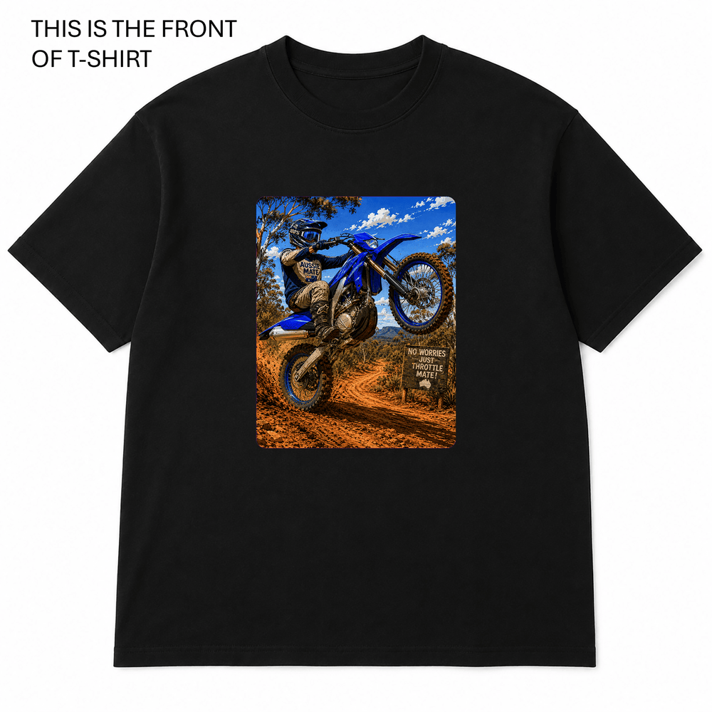 BDG Graphic T-Shirts - Yamaha WR450R Dirt Series - Built Different Goods