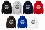 BDG Zip Up Hoodie - Custom Printed
