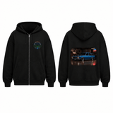 BDG Zip Up Hoodie - Datsun 1600 Model 510 - Built Different Goods