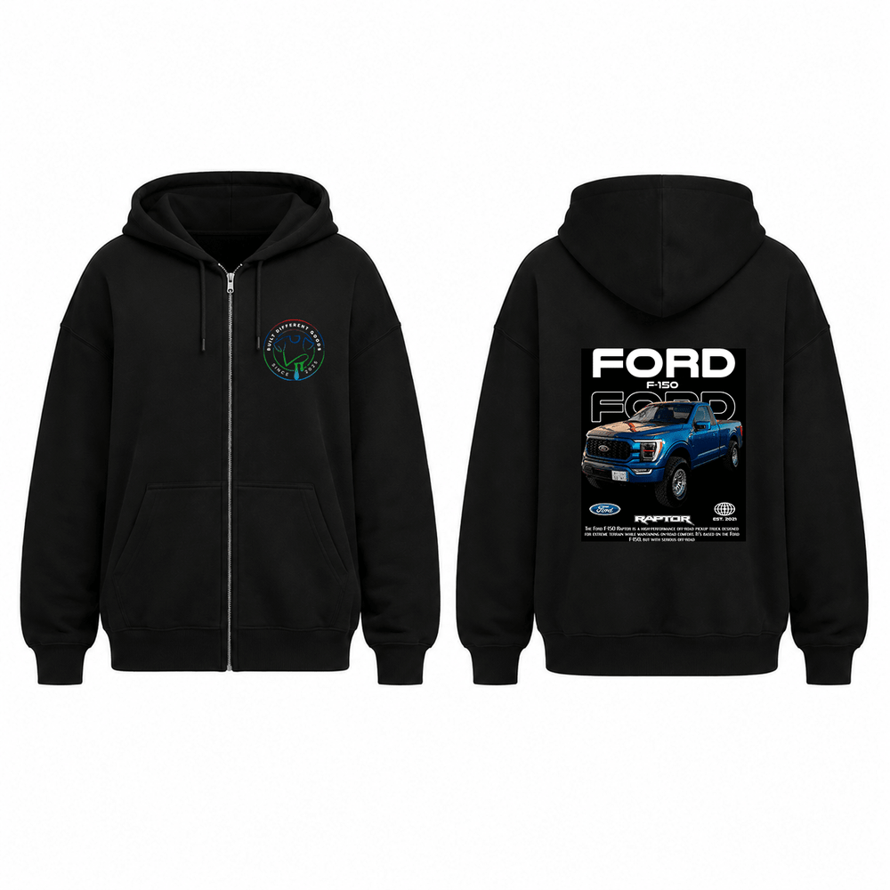 BDG Zip Up Hoodie - Ford F150 - Built Different Goods