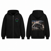 BDG Zip Up Hoodie - Ford XA GT Black