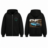 BDG Zip Up Hoodie - Ford 1965 XP Coupe - Built Different Goods