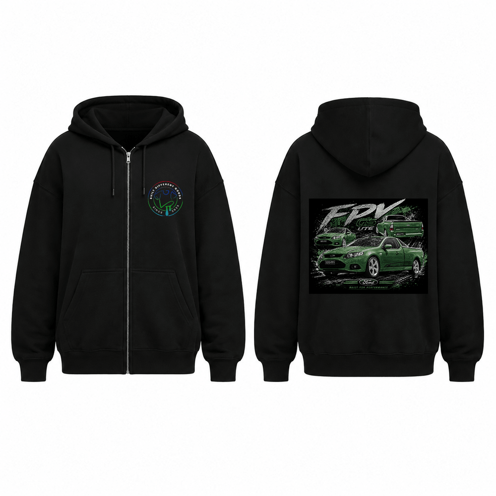 BDG Zip Up Hoodie - Ford FPV GS Ute - Built Different Goods