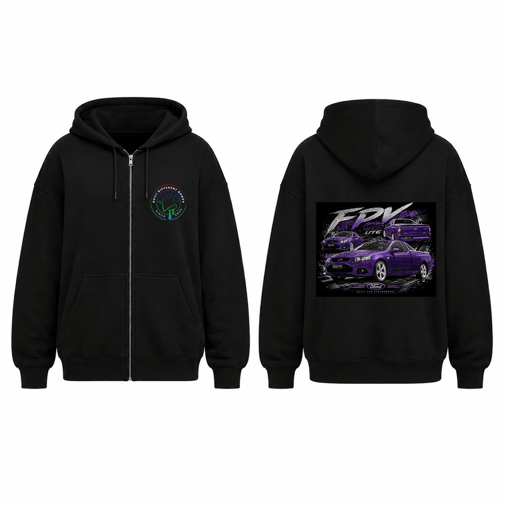 BDG Zip Up Hoodie - Ford FPV GS Ute - Built Different Goods