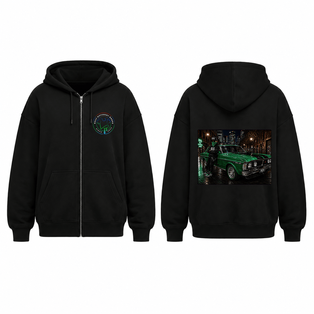 BDG Zip Up Hoodie - Ford GT HO Phase 3 - Built Different Goods