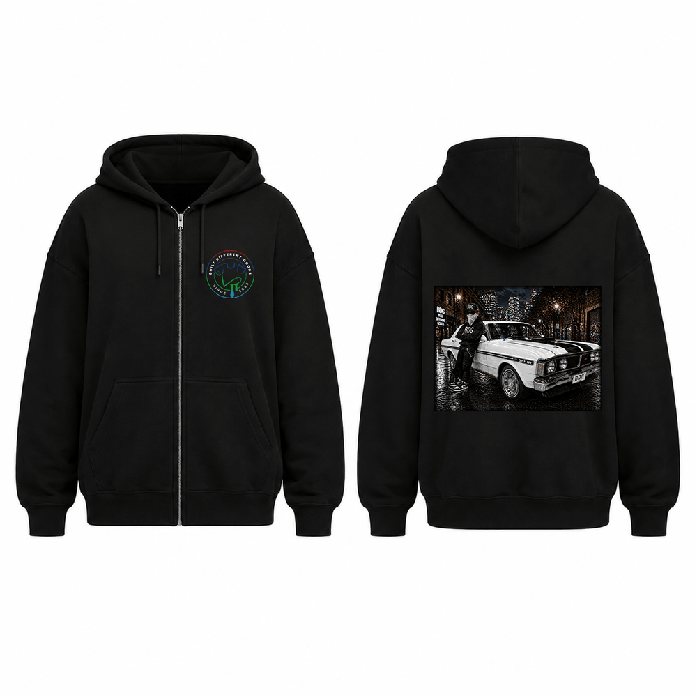 BDG Zip Up Hoodie - Ford GT HO Phase 3 - Built Different Goods