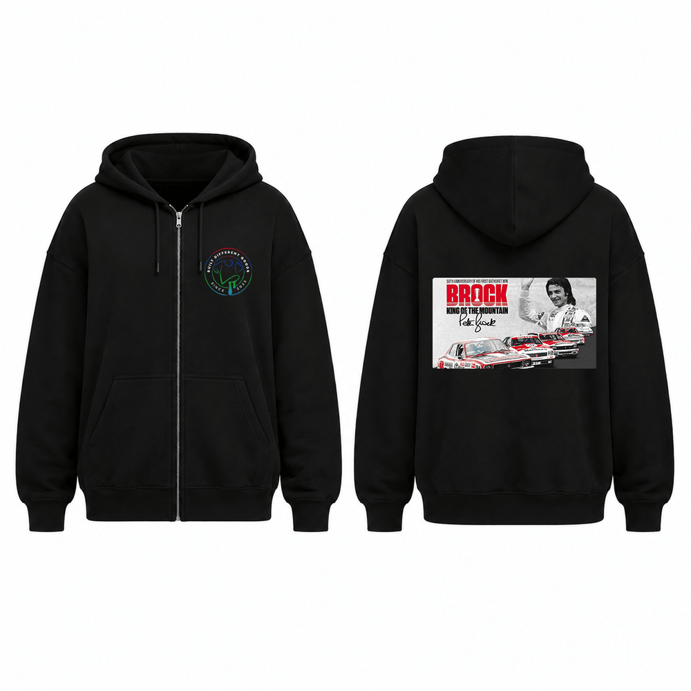 BDG Zip Up Hoodie - Peter Brock 50th Anniversary - Built Different Goods