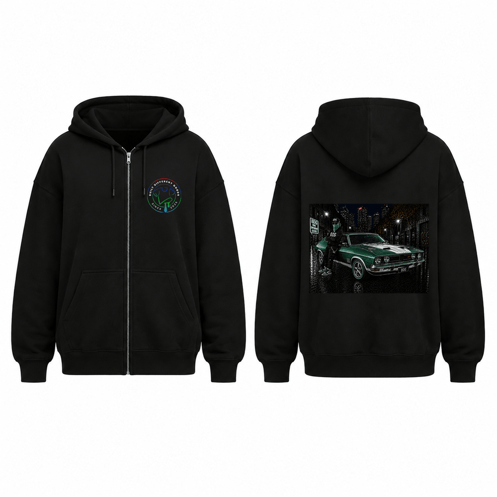 BDG Zip Up Hoodie - Ford XB GT - Built Different Goods