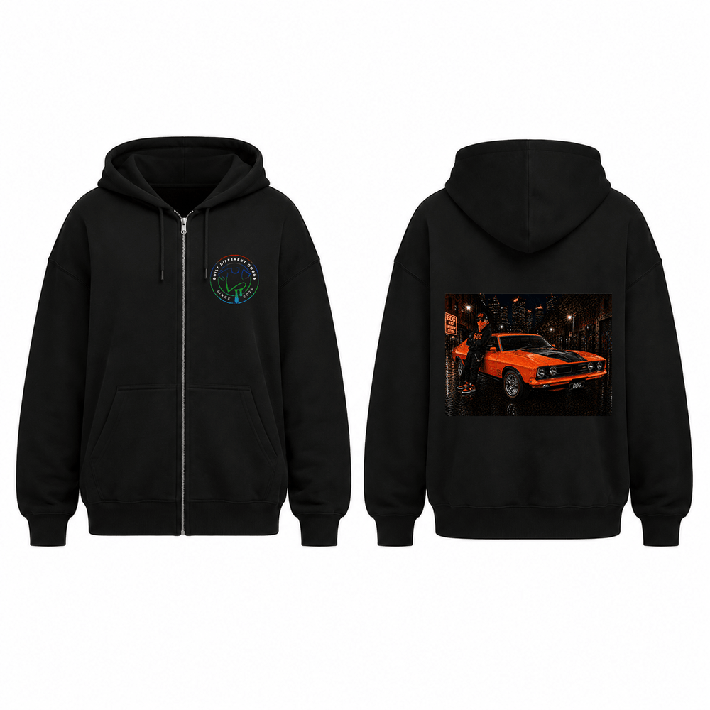BDG Zip Up Hoodie - Ford XB GT - Built Different Goods