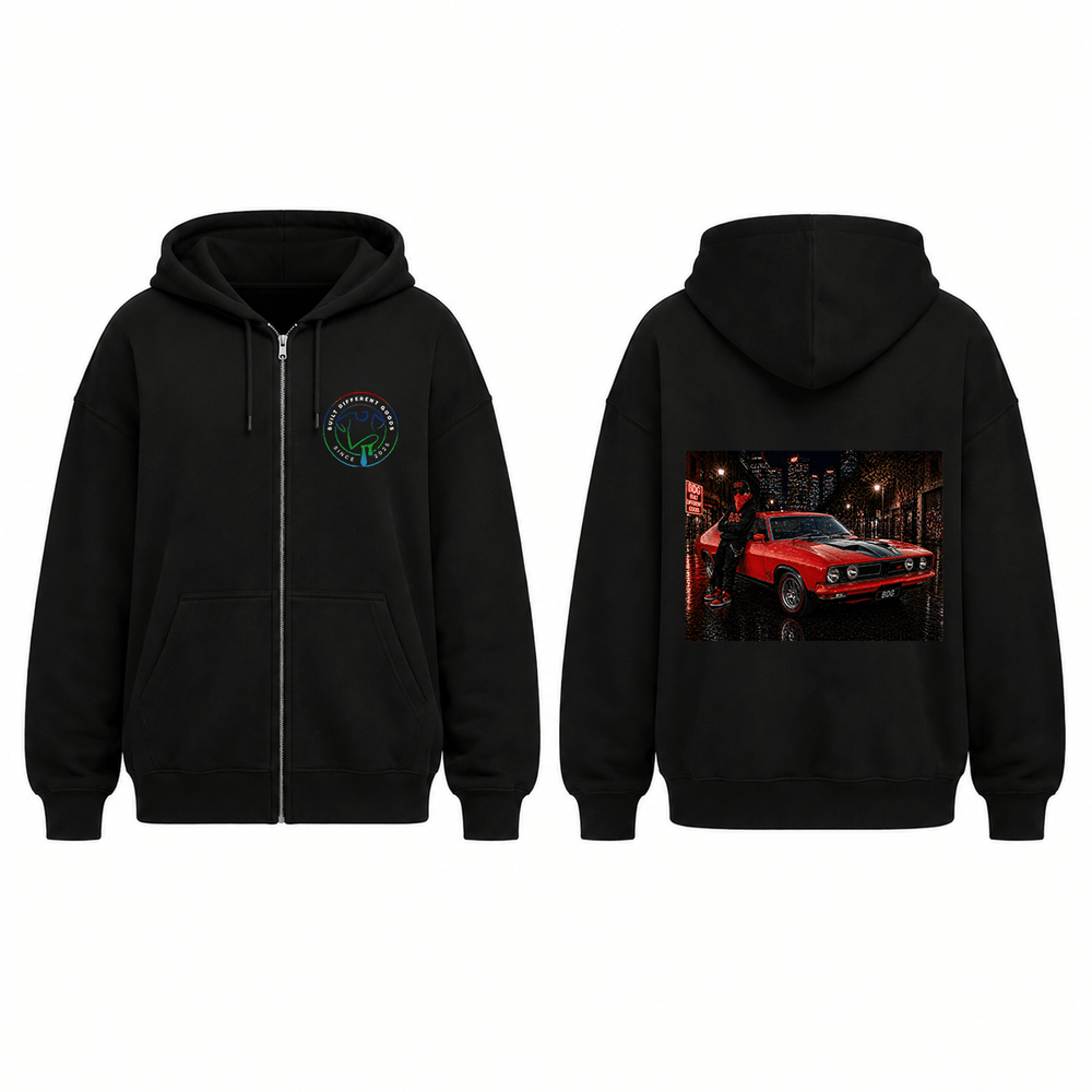 BDG Zip Up Hoodie - Ford XB GT - Built Different Goods