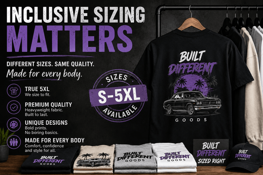Why Inclusive Sizing Matters | Built Different Goods - Built Different Goods