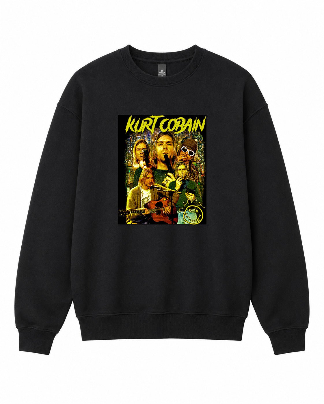 BDG Crew Neck Sweatshirt - Kurt Cobain - Built Different Goods