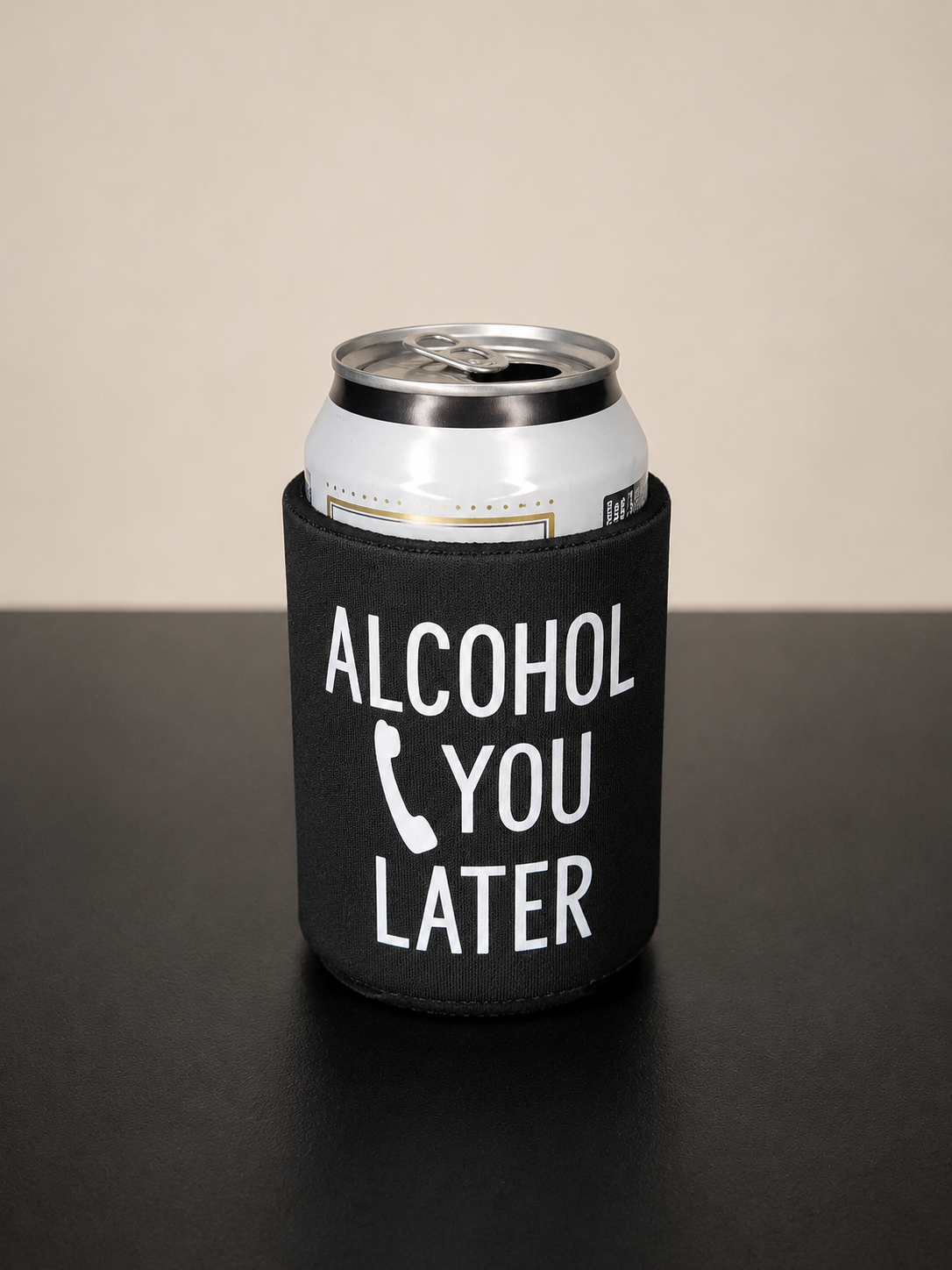 5mm Neoprene Stubby Holder for 375ml Cans  - Alcohol you later