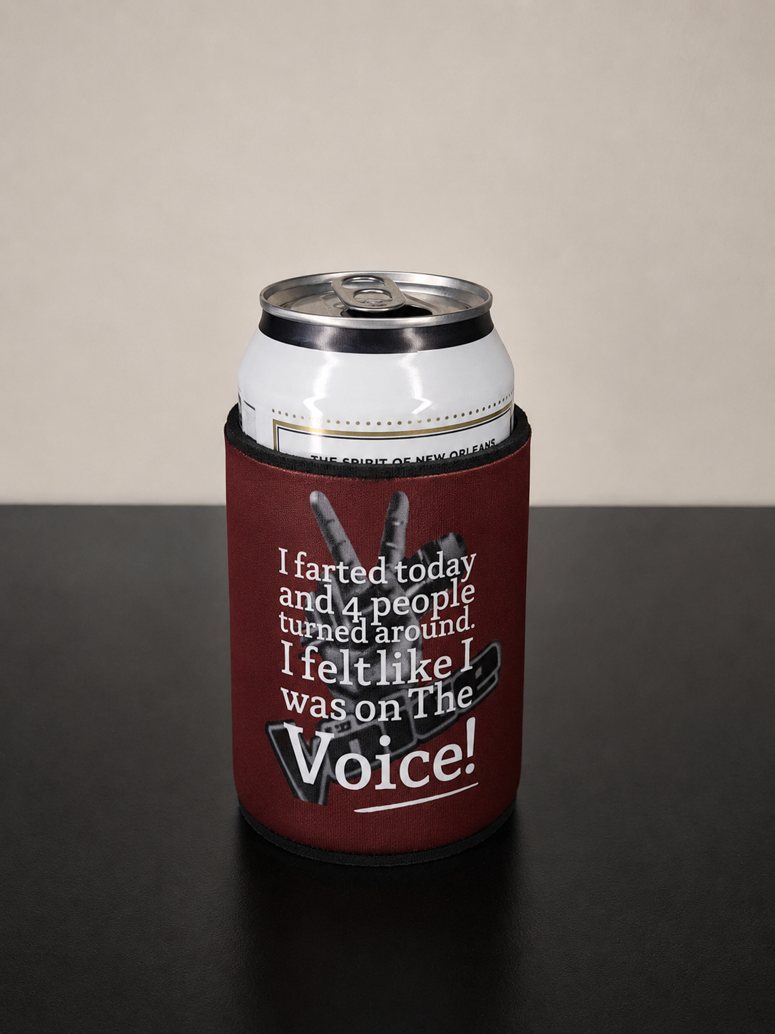 5mm Neoprene Stubby Holder for 375ml Cans - Farted - The Voice