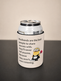 5mm Neoprene Stubby Holder for 375ml Cans - Husbands are the best