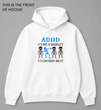 BDG Graphic Hoodie - ADHD Different Ability
