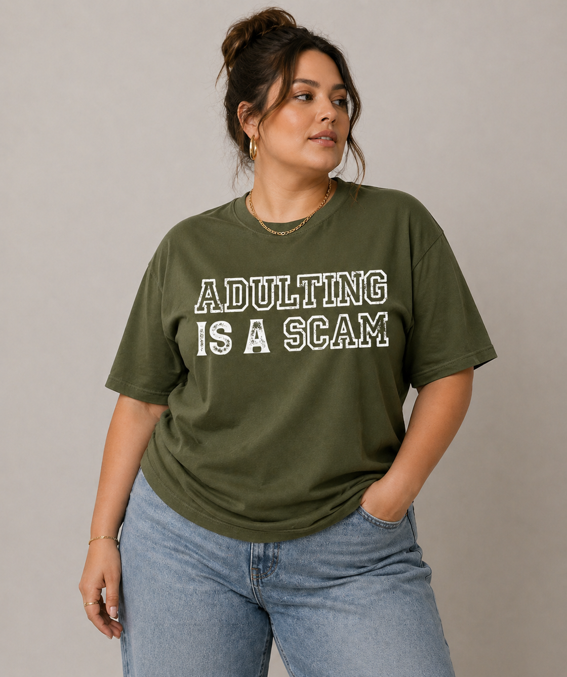 BDG Graphic T-Shirt - Adulting is a Scam