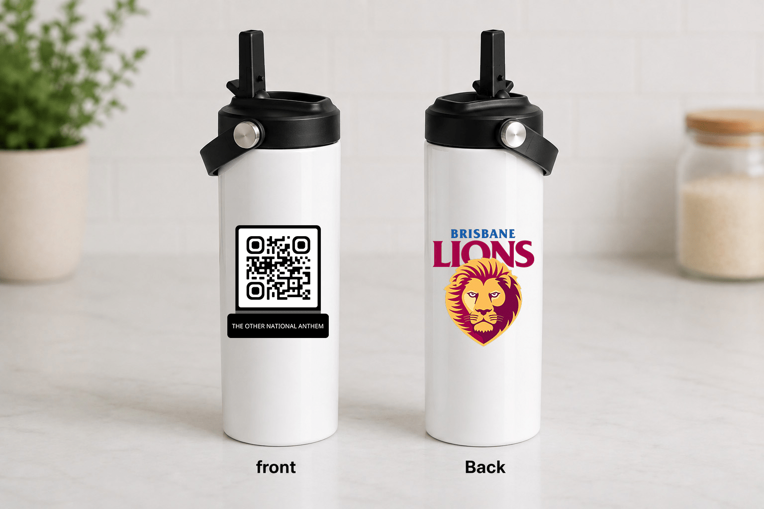 AFL QR Code 20oz Stainless Steel Tumbler With Two Lids - Built Different Goods