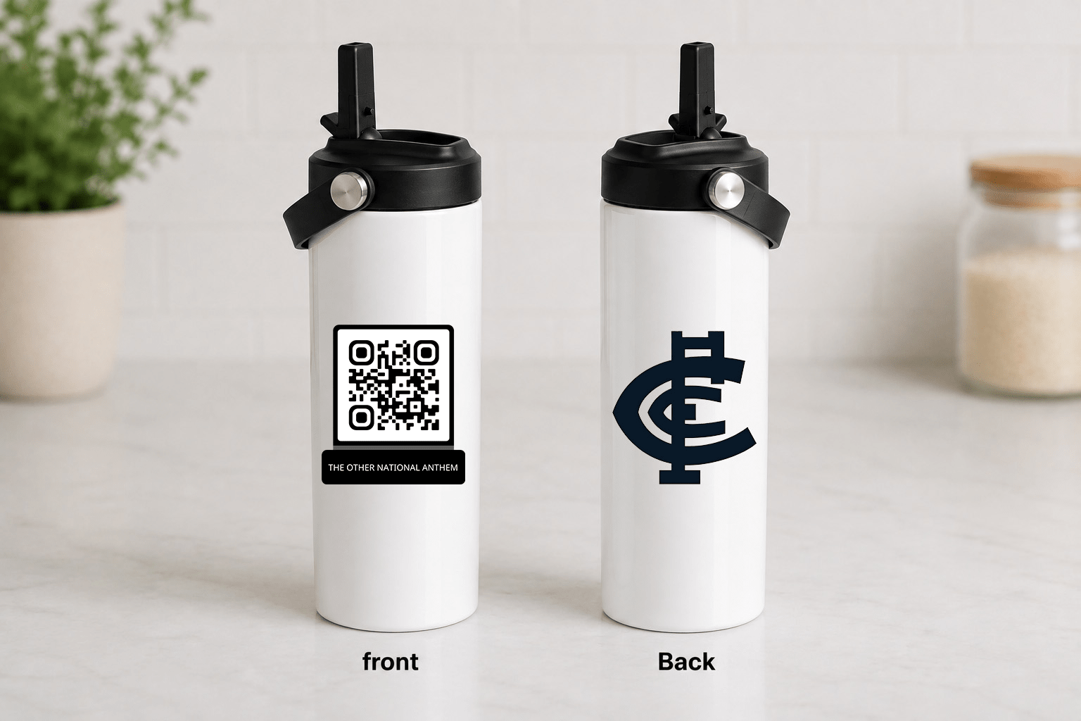AFL QR Code 20oz Stainless Steel Tumbler With Two Lids - Built Different Goods