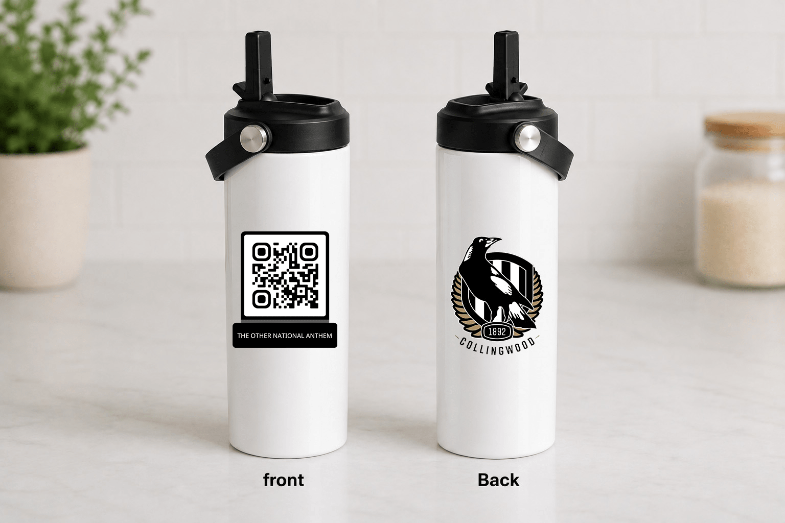 AFL QR Code 20oz Stainless Steel Tumbler With Two Lids - Built Different Goods