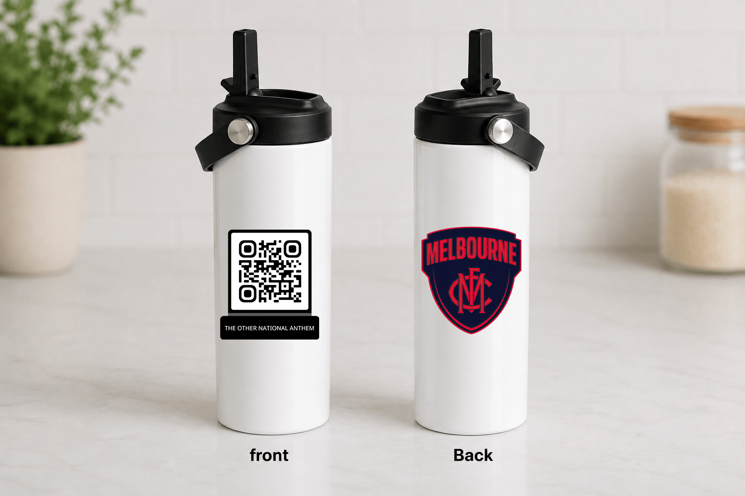 AFL QR Code 20oz Stainless Steel Tumbler With Two Lids - Built Different Goods