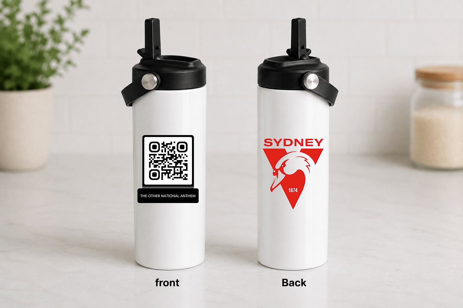 AFL QR Code 20oz Stainless Steel Tumbler With Two Lids - Built Different Goods