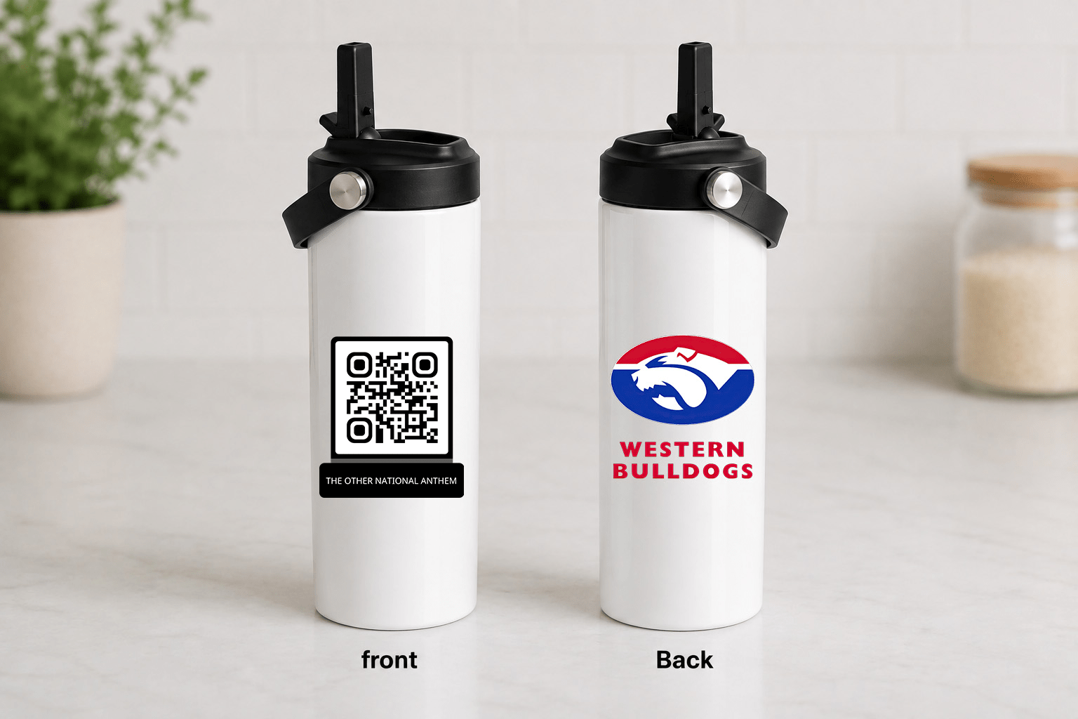 AFL QR Code 20oz Stainless Steel Tumbler With Two Lids - Built Different Goods
