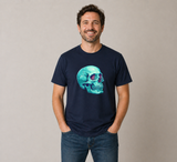 BDG Graphic T-Shirt - Aqua Skull