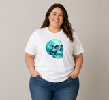 BDG Graphic T-Shirt - Aqua Skull