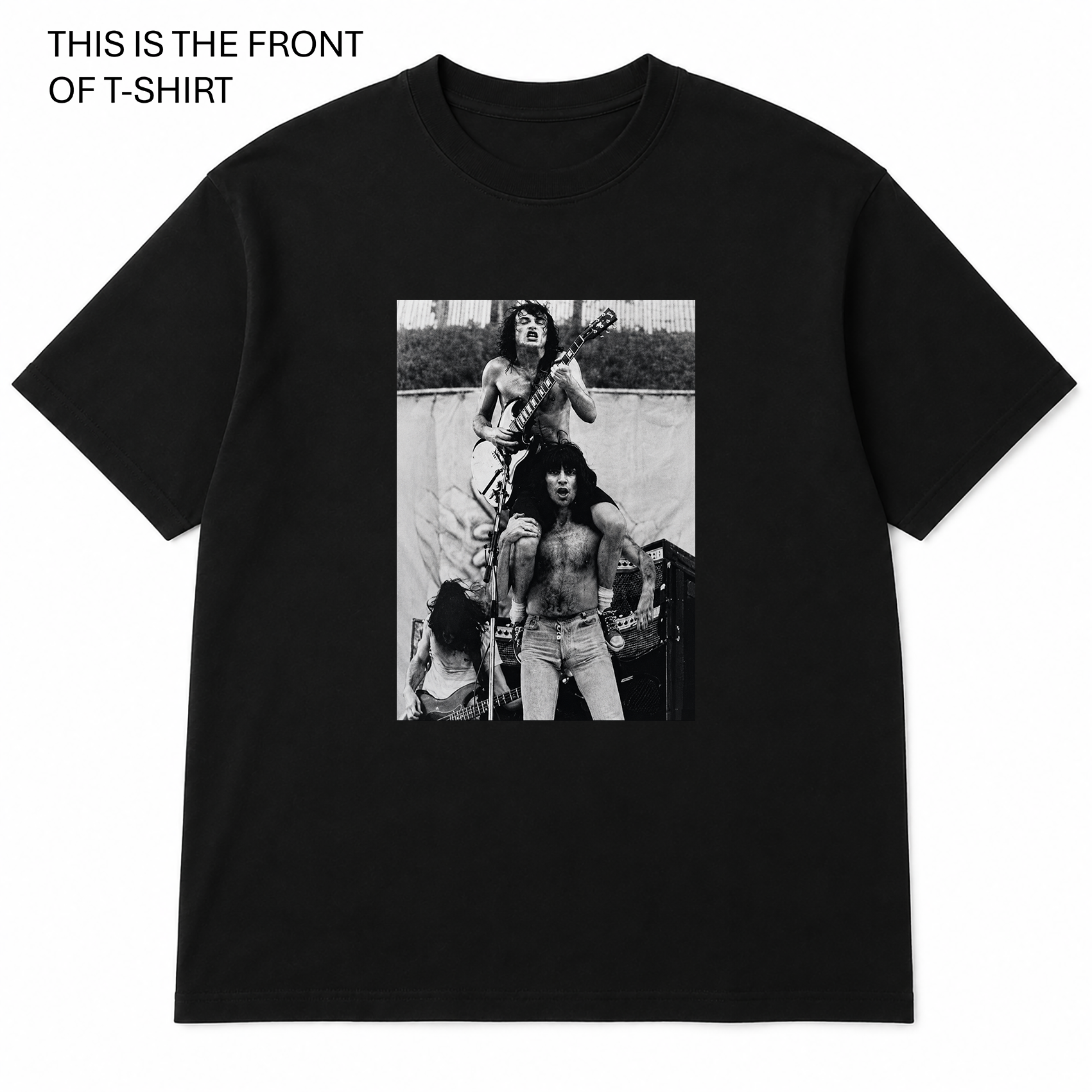 BDG Graphic T-Shirt - Angus Young and Bon Scott