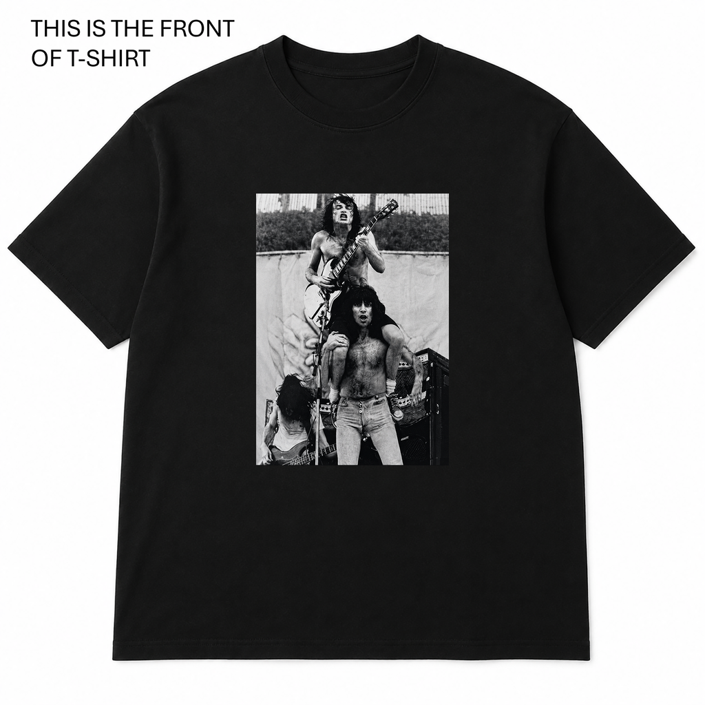 BDG Graphic T-Shirt - Angus Young and Bon Scott