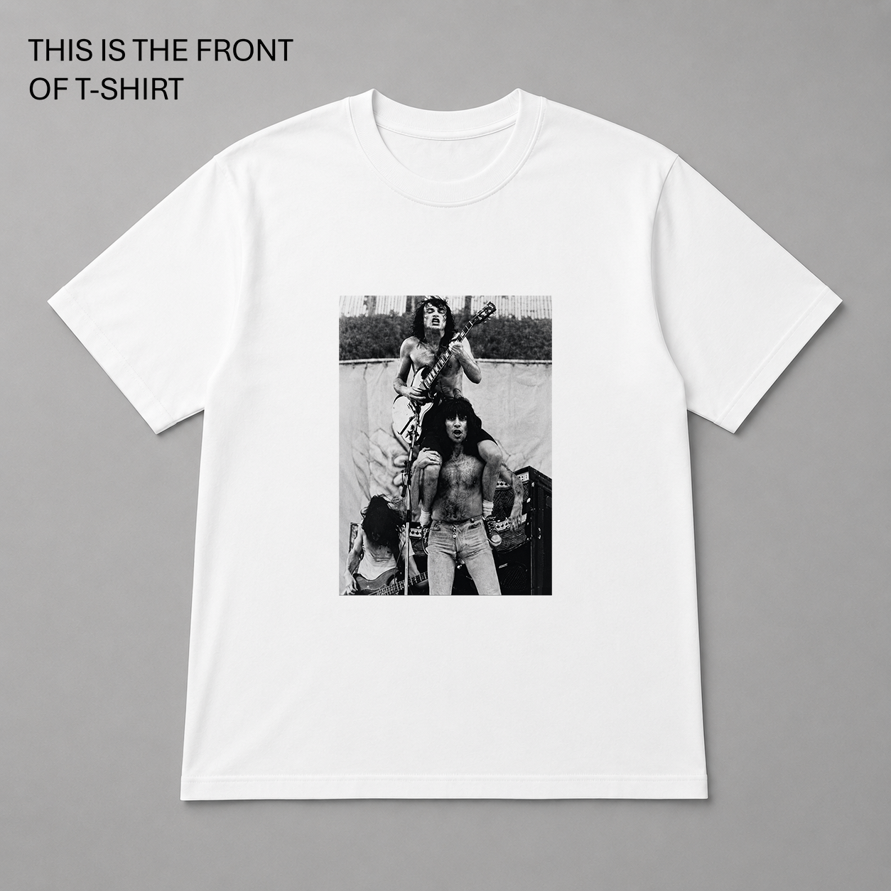 BDG Graphic T-Shirt - Angus Young and Bon Scott