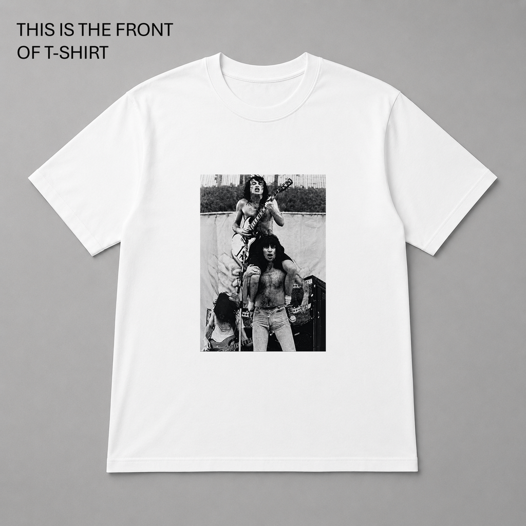 BDG Graphic T-Shirt - Angus Young and Bon Scott