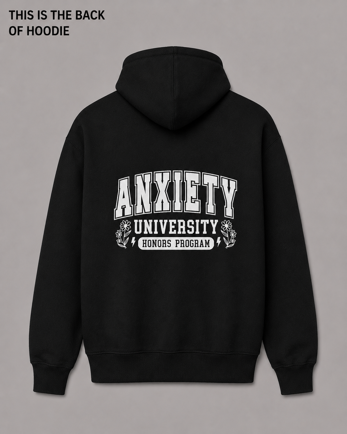 BDG Graphic Hoodie - Anxiety University