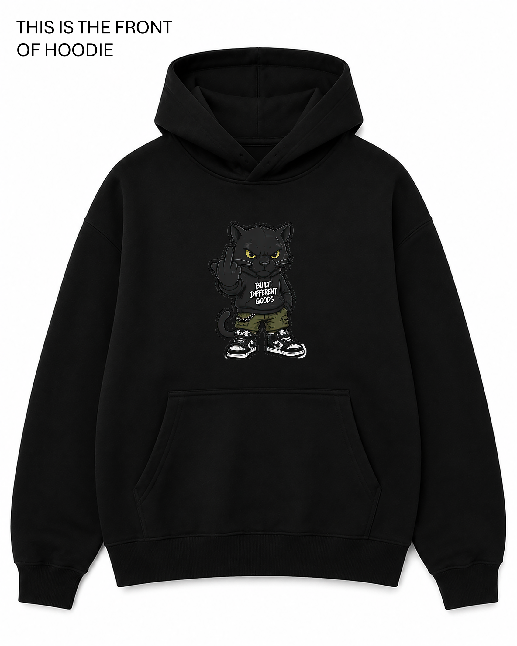 BDG Graphic Hoodie - BDG Cat