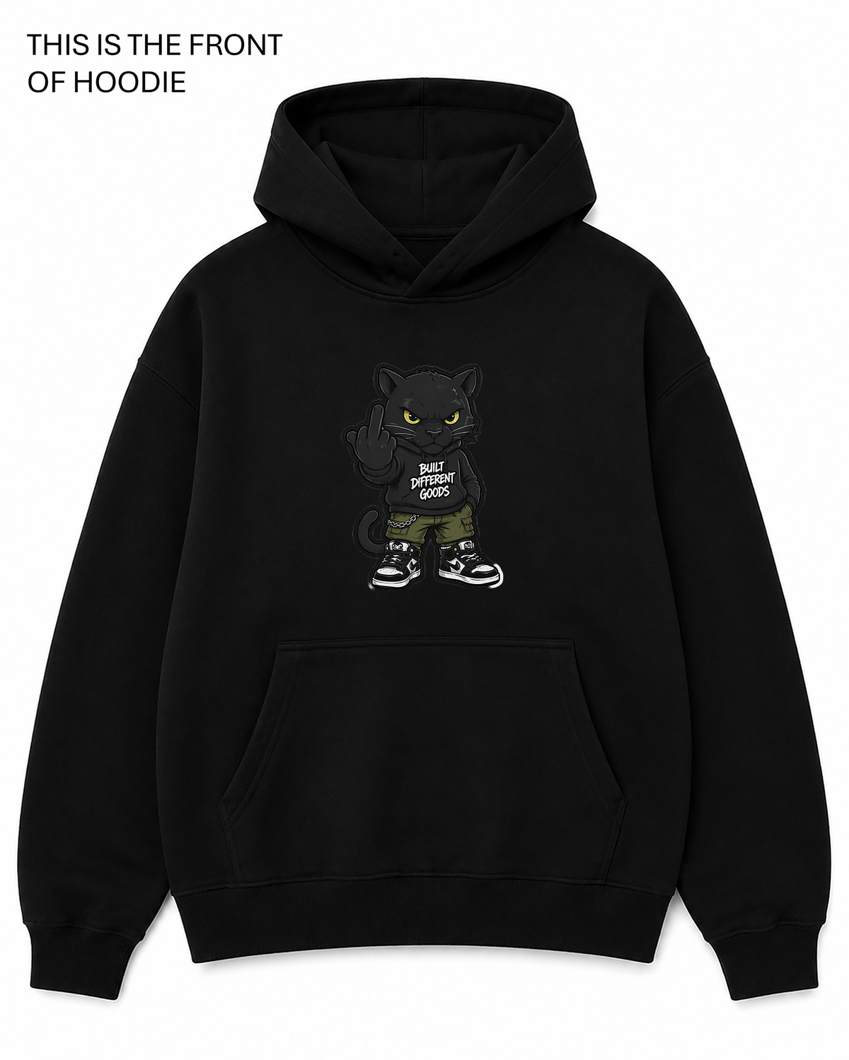 BDG Graphic Hoodie - BDG Cat