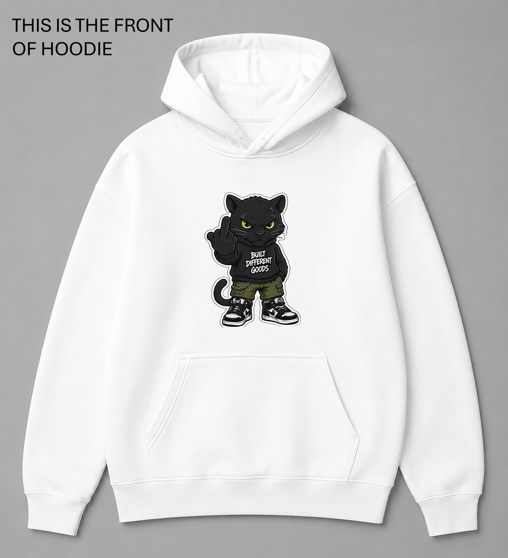BDG Graphic Hoodie - BDG Cat
