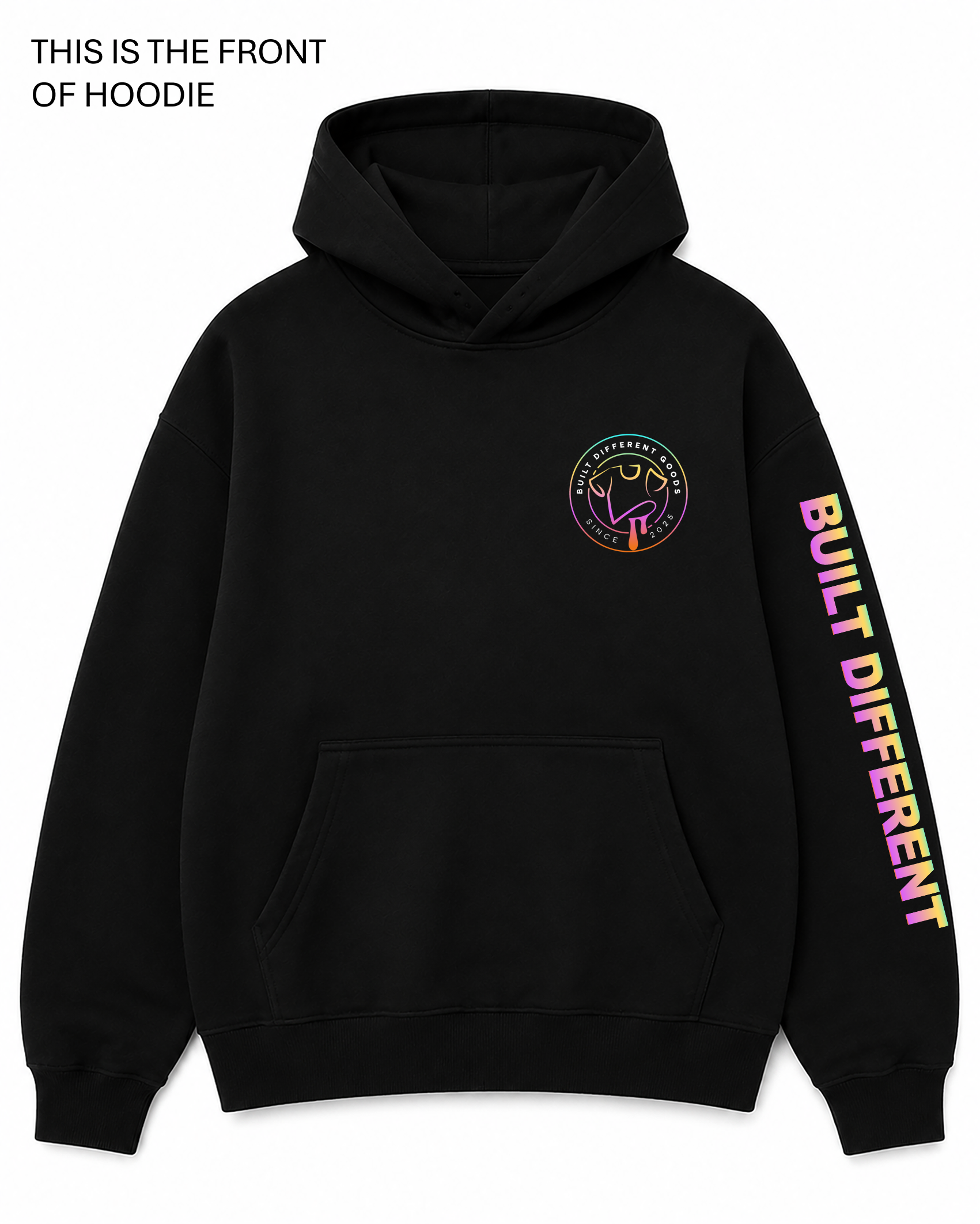 BDG Graphic Hoodie - Built Different Goods