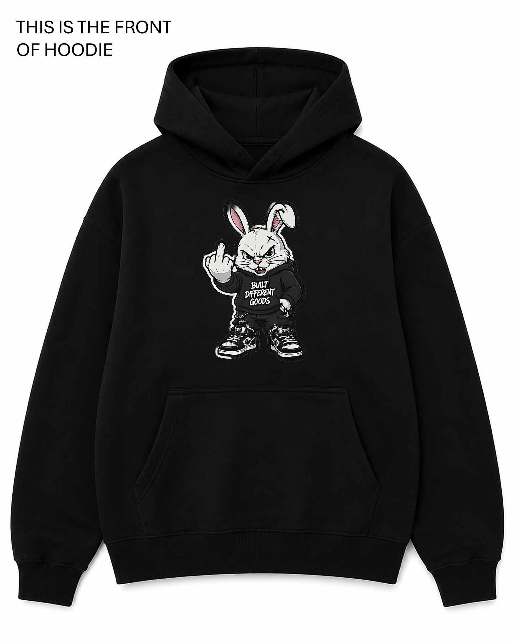 BDG Graphic Hoodie - BDG Rabbit